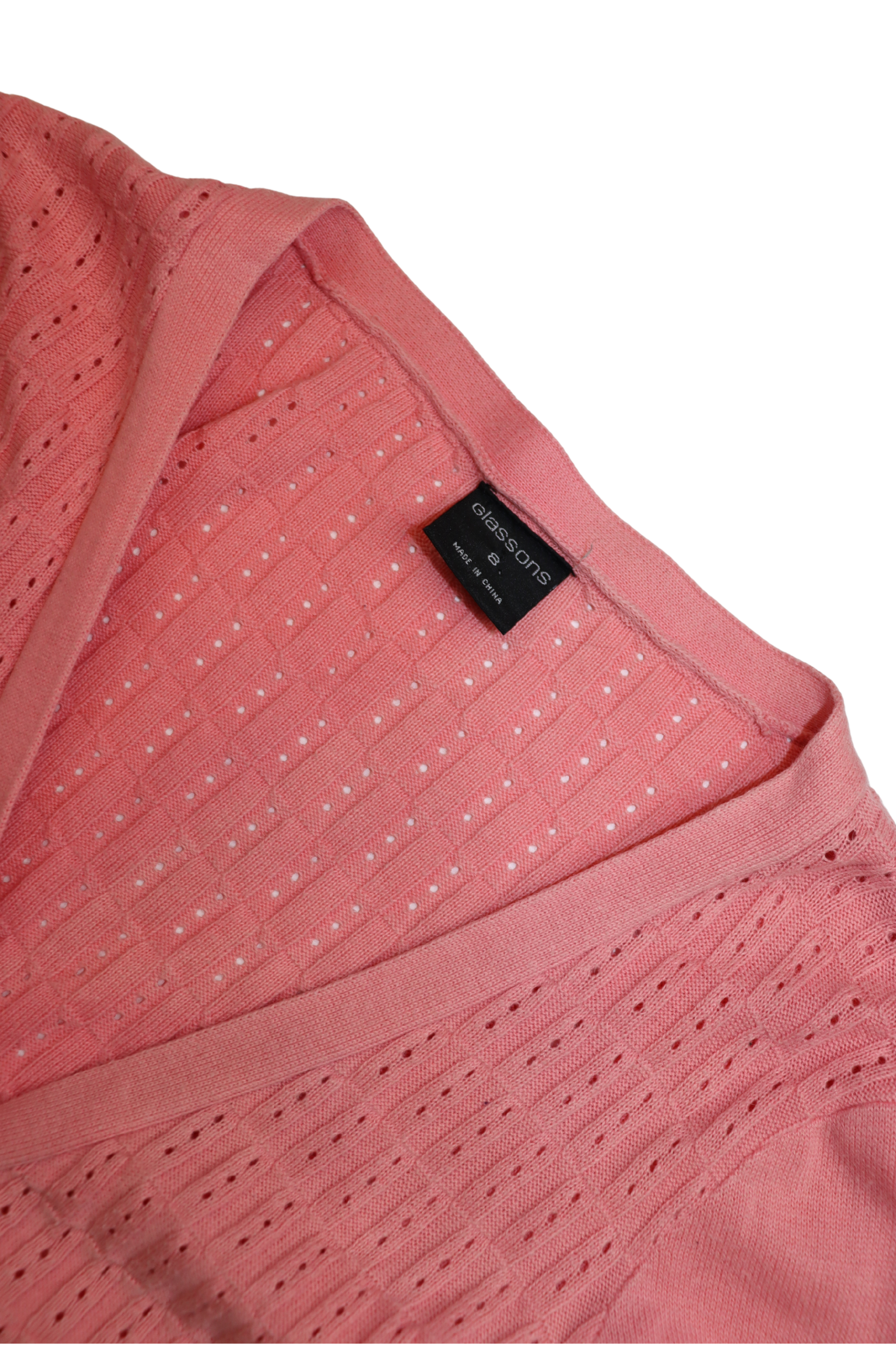 Pink 3/4 Sleeve Cardigan┃Size 8