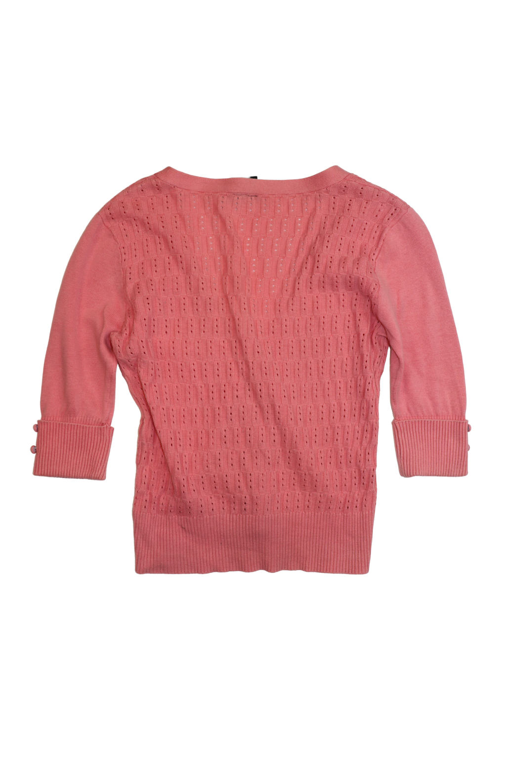 Pink 3/4 Sleeve Cardigan┃Size 8