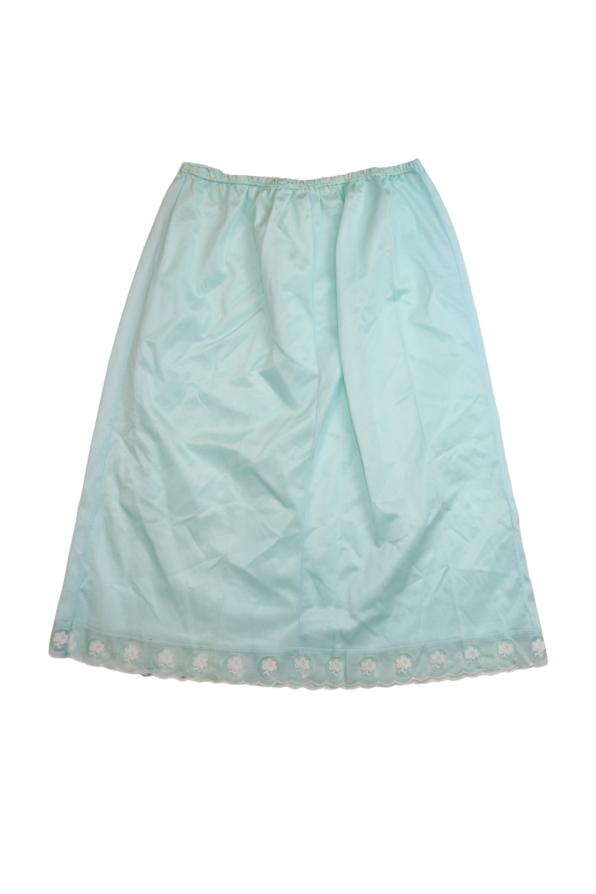 Turquoise Slip Skirt