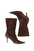 Brown Pointed Toe Boots | Size 8.5