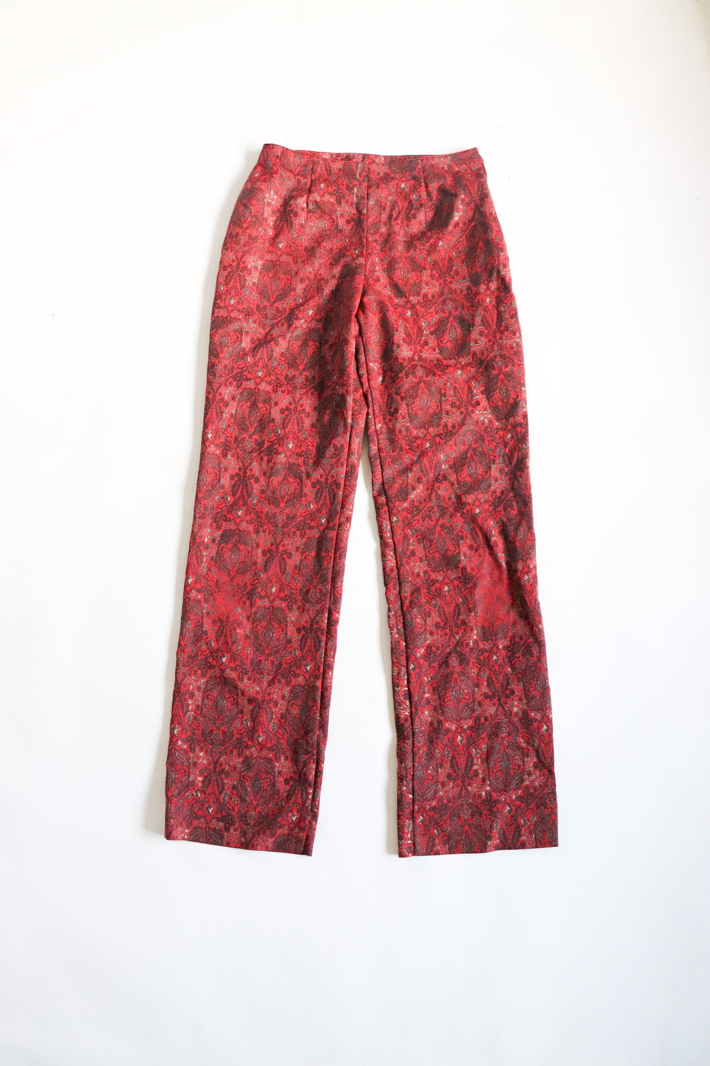 Red Paisley Pants