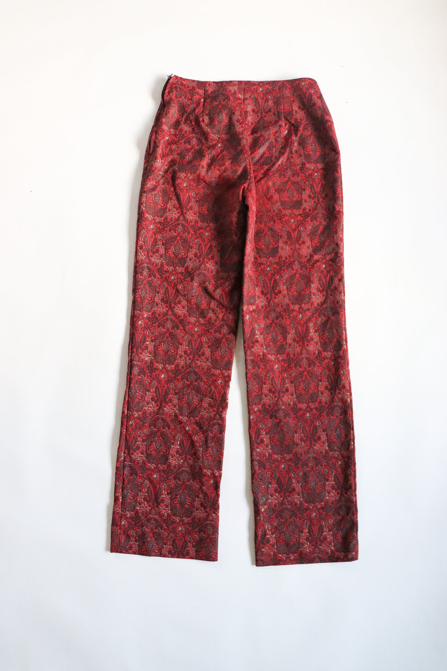Red Paisley Pants